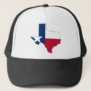 Casquette Carte de drapeau du Texas