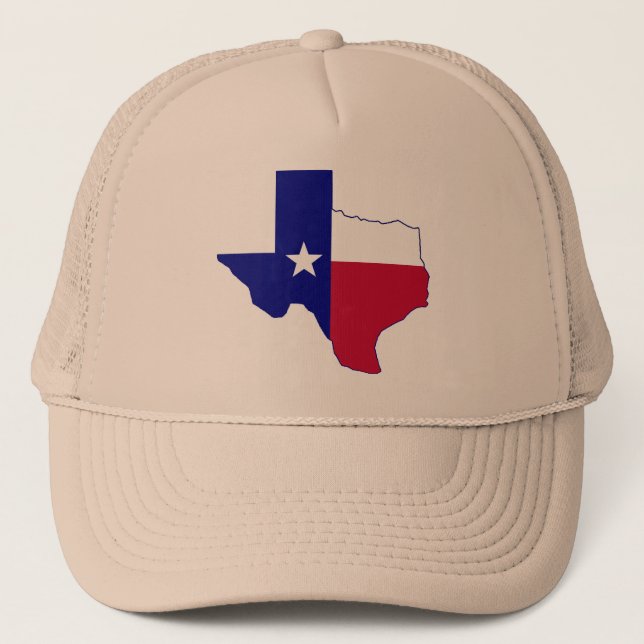 Casquette Carte de drapeau du Texas (Devant)