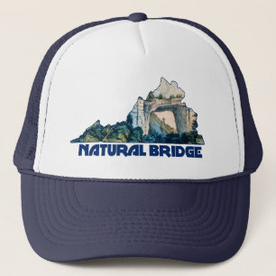 Casquette Carte de l'État de Virginie Natural Bridge