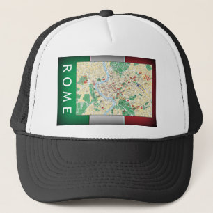 Casquette Carte de Rome