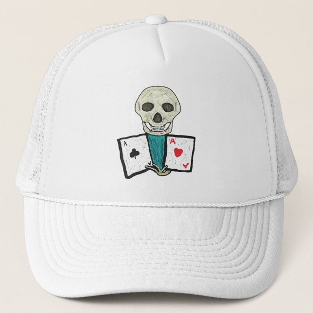 Casquette Carte Jouant aux As Poker (Devant)