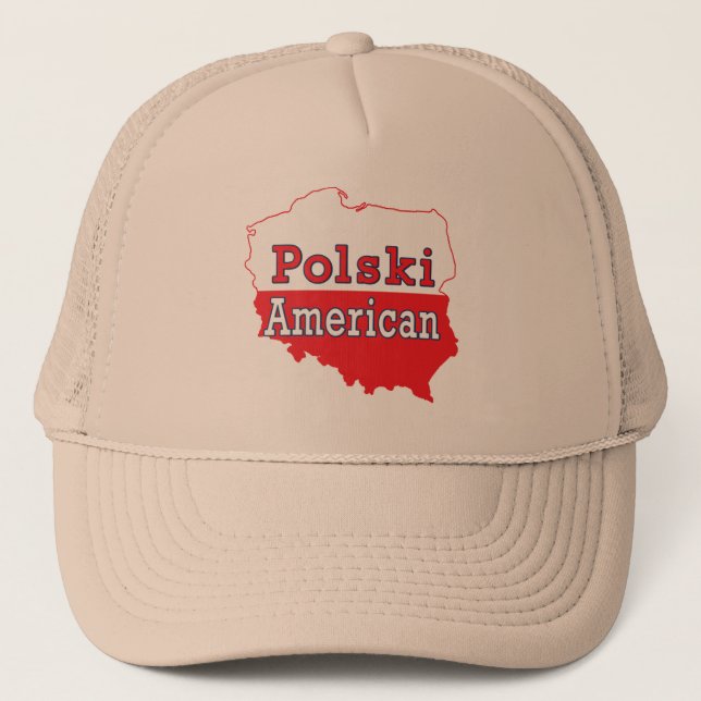 Casquette Carte Polski américaine (Devant)