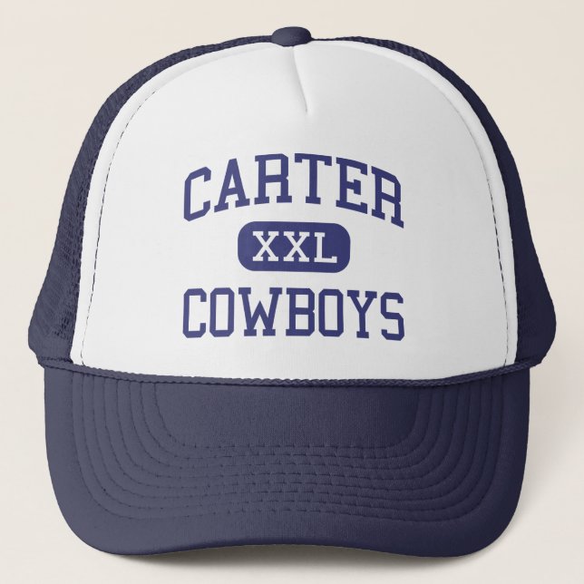Casquette Carter - cowboys - lycée - Dallas le Texas (Devant)