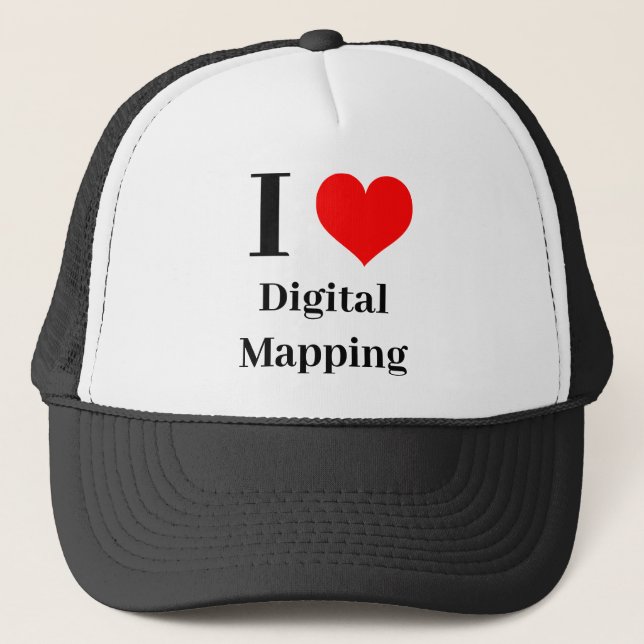Casquette Cartographie numérique du coeur (Devant)