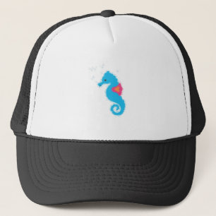 Casquette Carton de l'hippocampe bleu