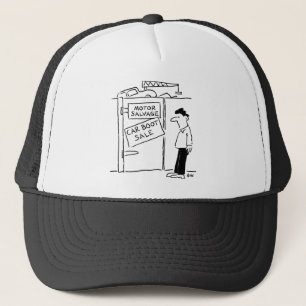 Casquette Carton de vente de la voiture de la casse voiture 