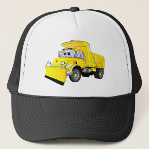 Casquette Carton jaune à la neige