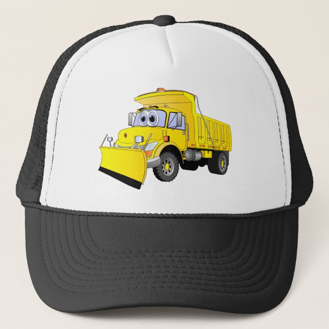 Casquette Carton jaune à la neige (Devant)