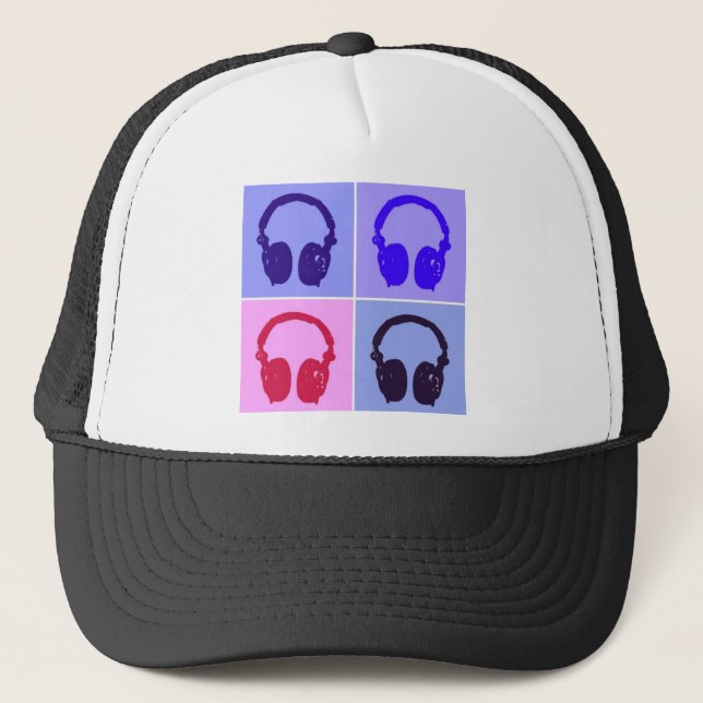 Casquette Casques Pop Art (Devant)