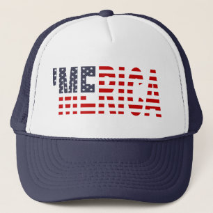 Casquette 'Casquette de camionneur de drapeau de MERICA USA