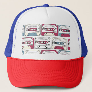 Casquette Cassettes de musique rétro : Arrière - plan de roc