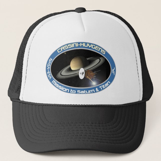 Casquette CASSINI - HUYGENS : Mission à Saturn et au titan (Devant)