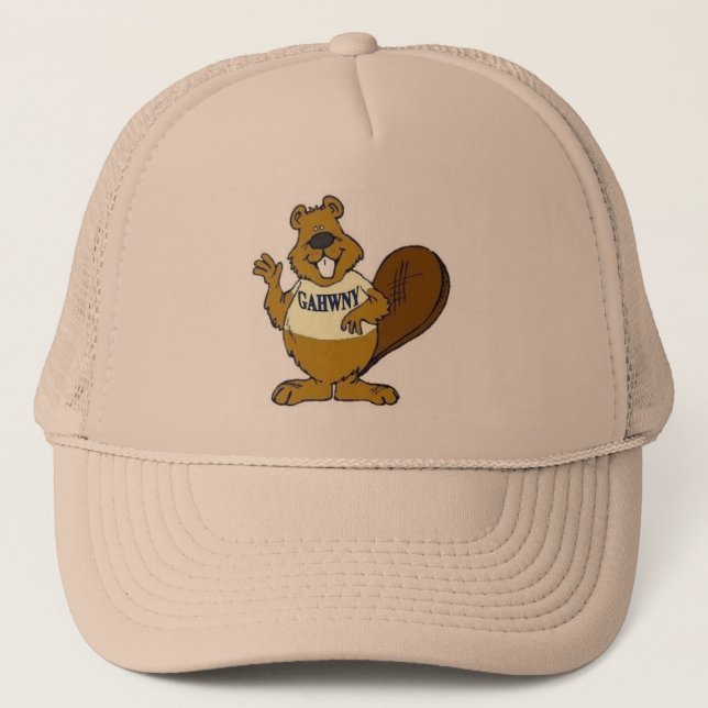 Casquette Castor en cristal, notre mascotte (Devant)