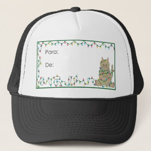 Casquette Cat Christmas Animaux Petit Cat Cute Drôle Cadeaux