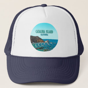 Casquette Catalina Island Père Noël Catalina Californie Vint