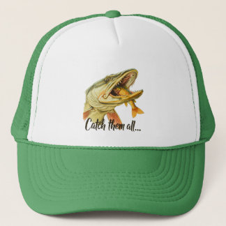 Casquette Catch Them All–Bold Pike Artwork for Outdoor Style