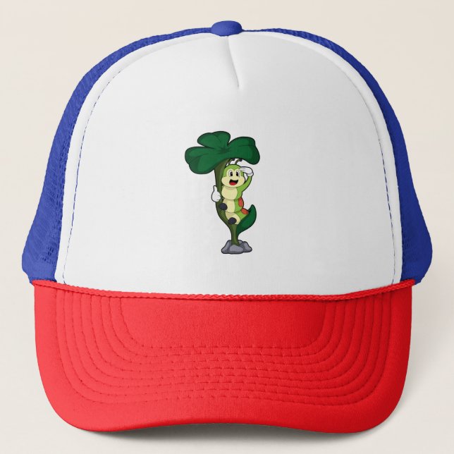 Casquette Caterpillar avec feuille (Devant)