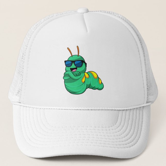 Casquette Caterpillar avec lunettes de soleil (Devant)