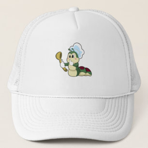 Casquette Caterpillar en chef avec cuillère en bois