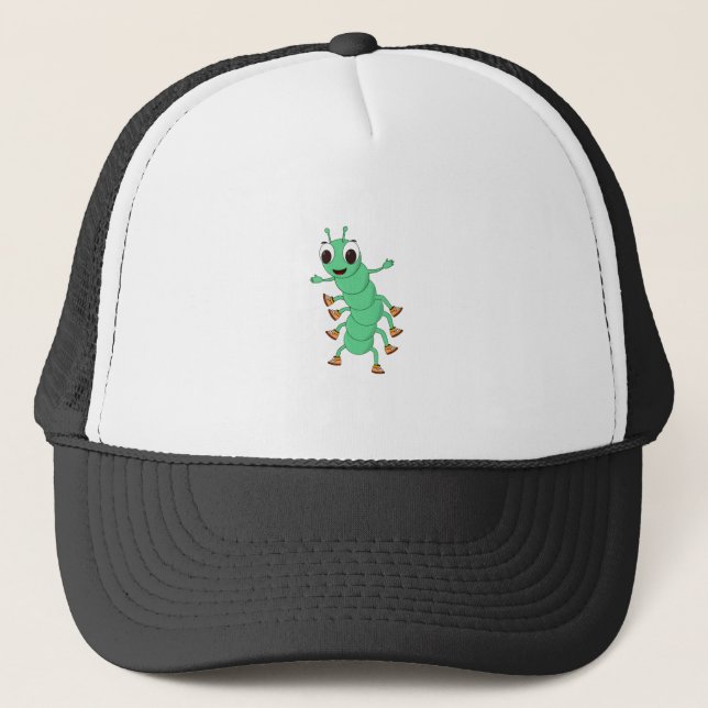 Casquette Caterpillar vert (Devant)