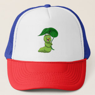 Casquette Caterpillar with Leaf as Parasol