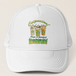 Casquette Catpuccino, Purr un matin parfait