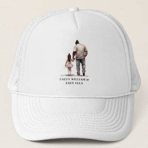 Casquette Caution père et fille noire (6)