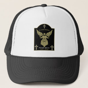 Casquette Cavalier moto Funérailles de motard en mémoire