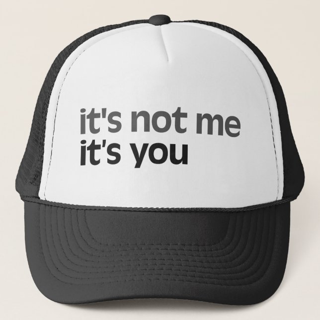Casquette Ce n'est pas moi C'est toi (Devant)