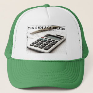 Casquette "Ce n'est pas une calculatrice"