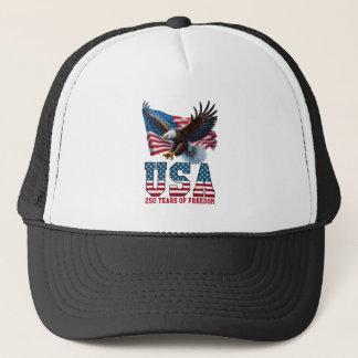 Casquette Célébration de la liberté de l'aigle du drapeau am