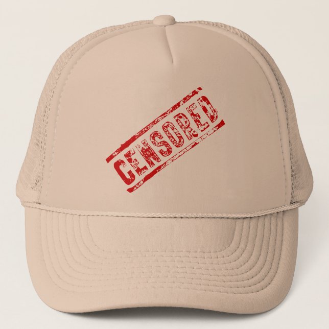Casquette censuré de camionneur (Devant)