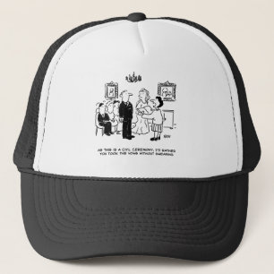Casquette Cérémonie des Mariages civils dans un bureau d'enr