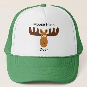Casquette Cerfs communs principaux de Head_Moose d'orignaux