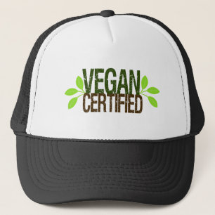Casquette certifié par végétalien