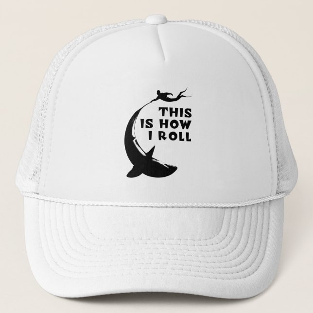 Casquette C'Est Comme Ça Que Je Roule - Plongée Sous-Marine  (Devant)