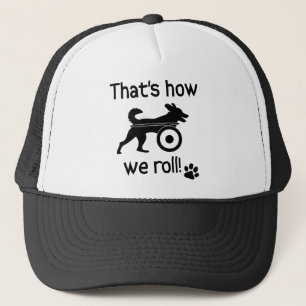 Casquette C'est comment nous roulons le chien handicapé
