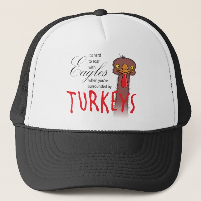 Casquette C'est difficile de monter en flèche avec des aigle (Devant)