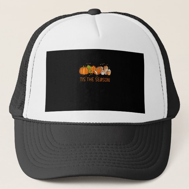 Casquette C'Est La Saison Citrouille De Football Épices Tout (Devant)