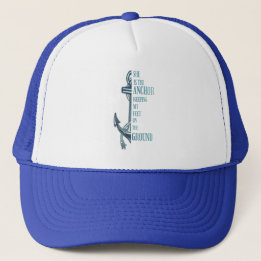 Casquette C'est l'Ancre qui garde mes pieds au sol