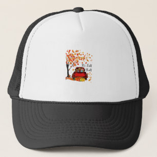 Casquette C'est l'automne, Pumpkin Leopard Saison Automne