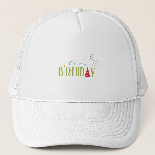 Casquette C'est mon anniversaire (Devant)