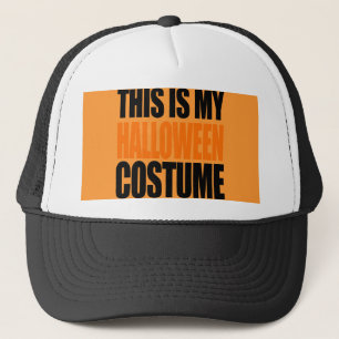 Casquette C'EST MON COSTUME de HALLOWEEN (orange)