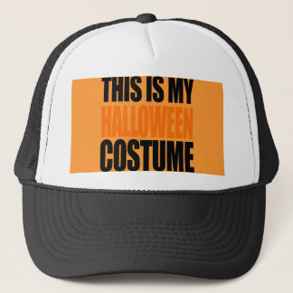 Casquette C'EST MON COSTUME de HALLOWEEN (orange)