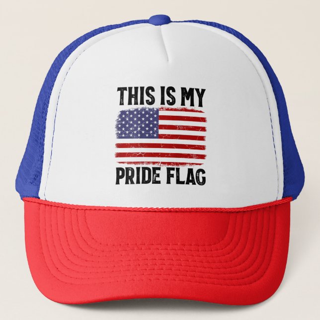 Casquette C'Est Mon Drapeau De Fierté Drapeau US, 4 juillet  (Devant)