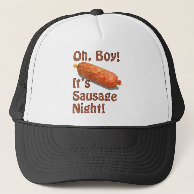 Casquette C'est nuit de saucisse ! (Devant)