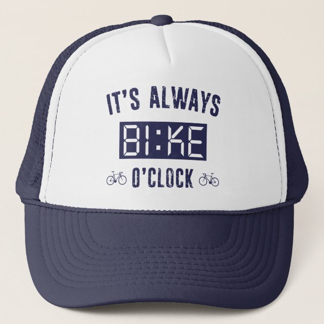 Casquette C'est toujours vélo O'Horloge (Devant)