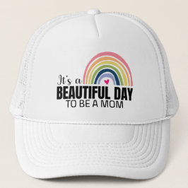 Casquette C'est une belle maman de jour Rainbow