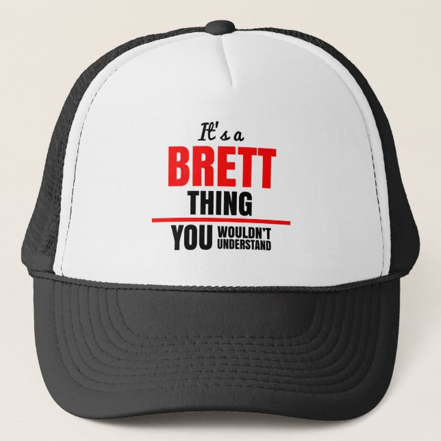 Casquette C'est une chose brette que vous ne comprendriez pa (Devant)