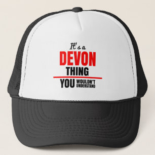 Casquette C'est une chose du Devon que vous ne comprendriez 